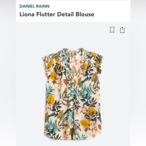 Daniel Rainn Flutter Top (size medium)